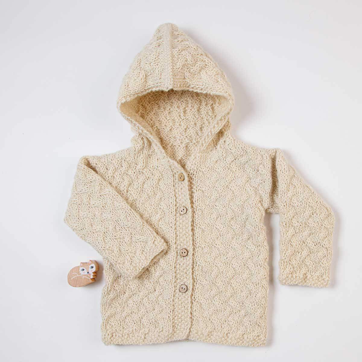 Patron De Tricot Bébé Matinee - Veste, Robe, Bonnet Et Chaussons 0-3 Mois KP600