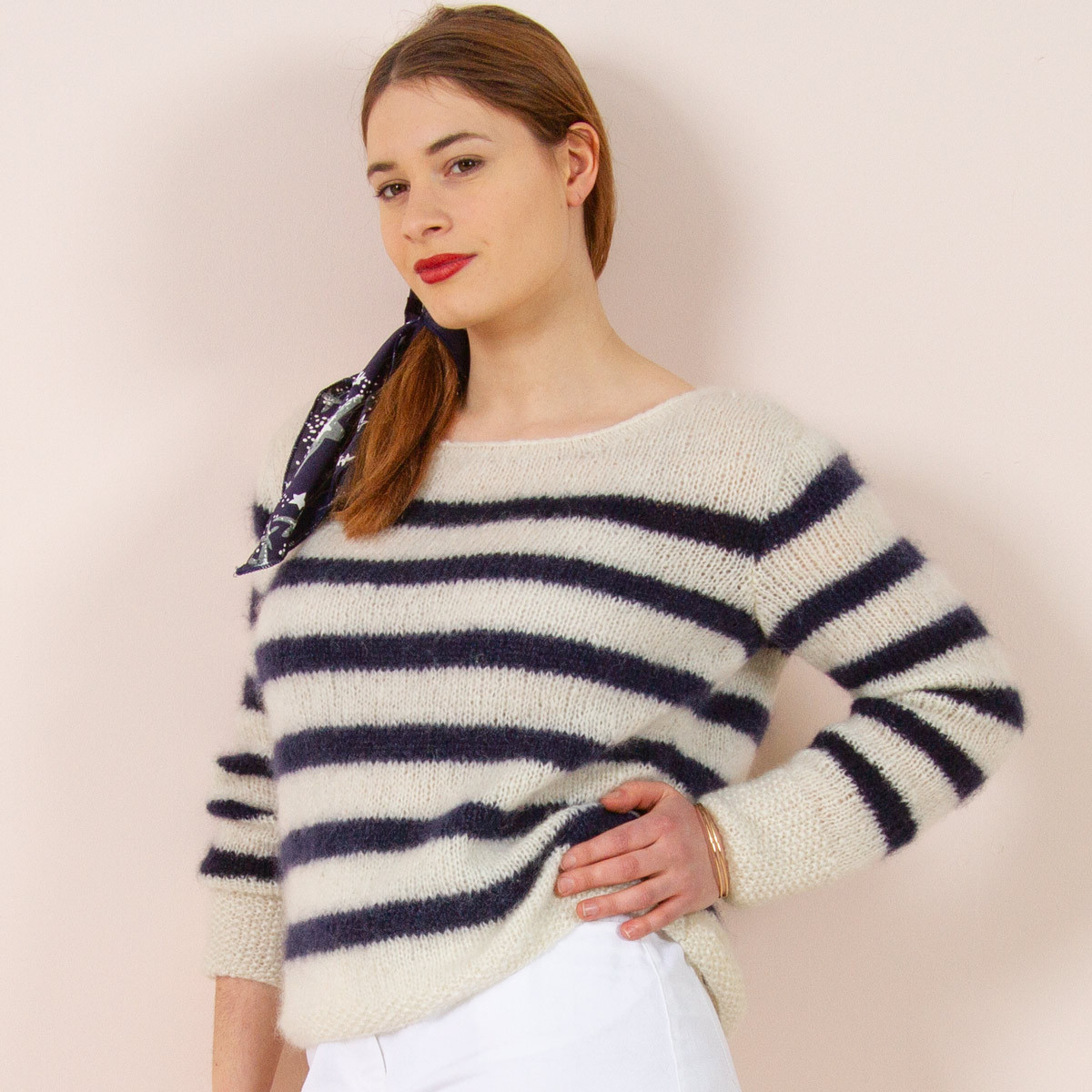 Courbine sweater knitting pattern