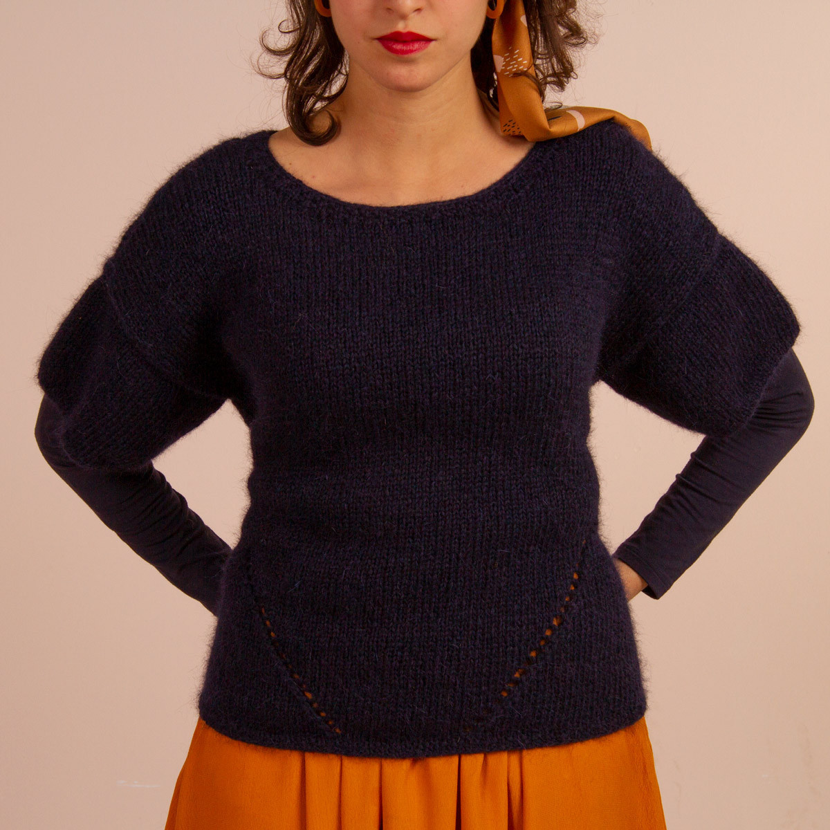 Pull femme laine à tricoter