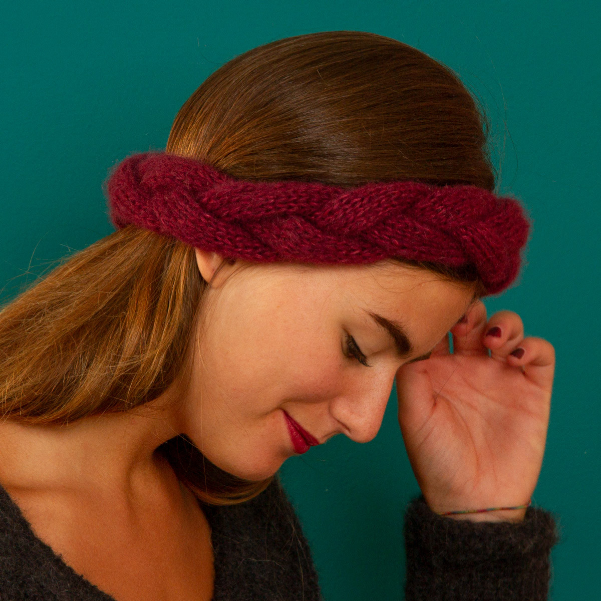 headband à tricoter