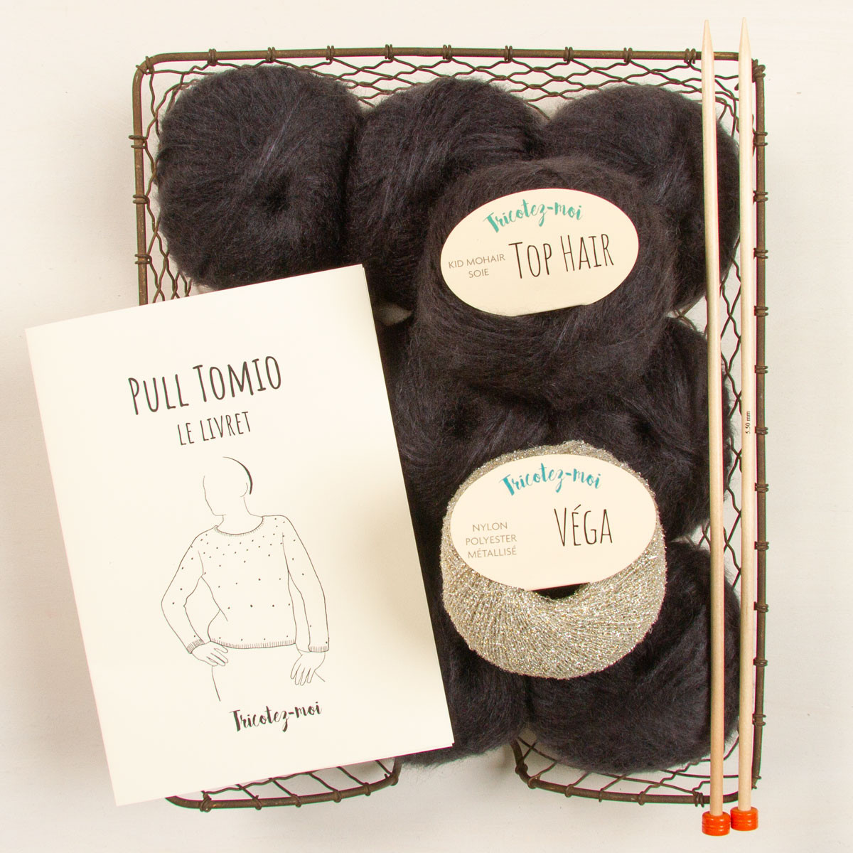Tomio ready-to-knit sweater