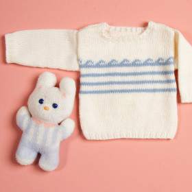 Pull kit tricot bébé