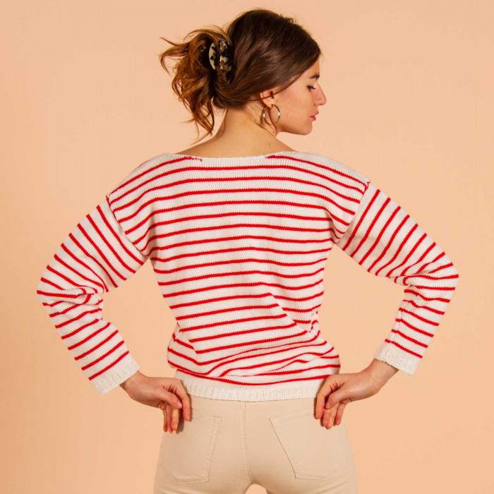 Pagre sailor jumper to knit