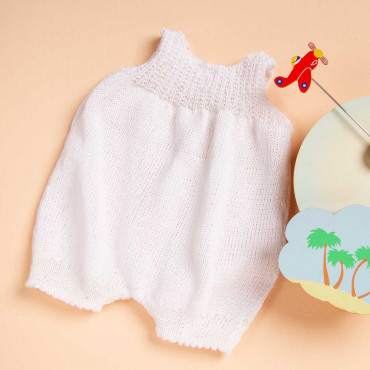Kit de tricot pour couverture de bébé 100% coton Bleu Ciel NEEDLE IT Idée Cadeau Kit complet pour débutant avec aiguilles à tricoter