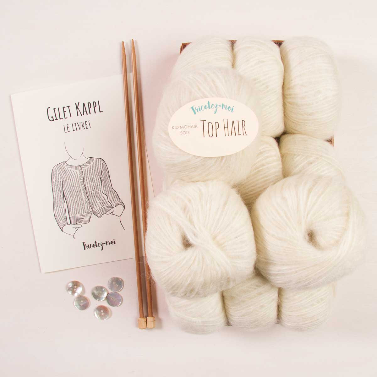 Kappl Cardigan Knitting kit