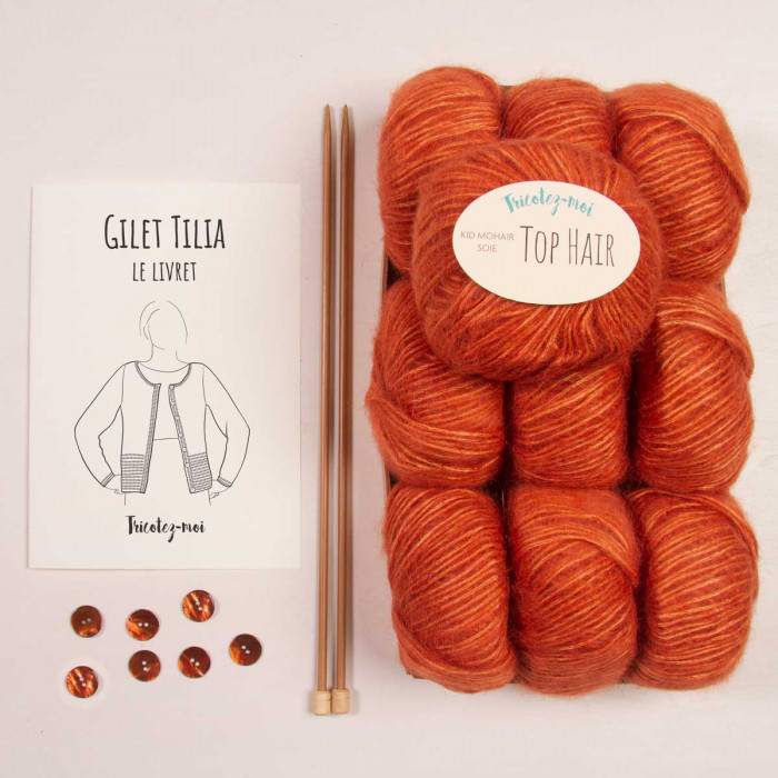Gilet à tricoter Tilia