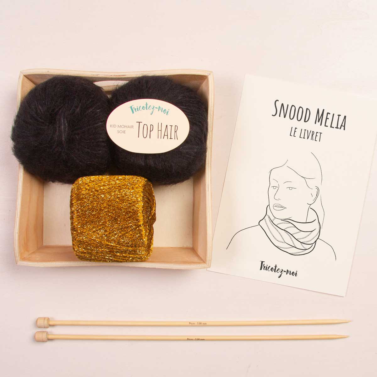 Melia ready-to-knit Snood