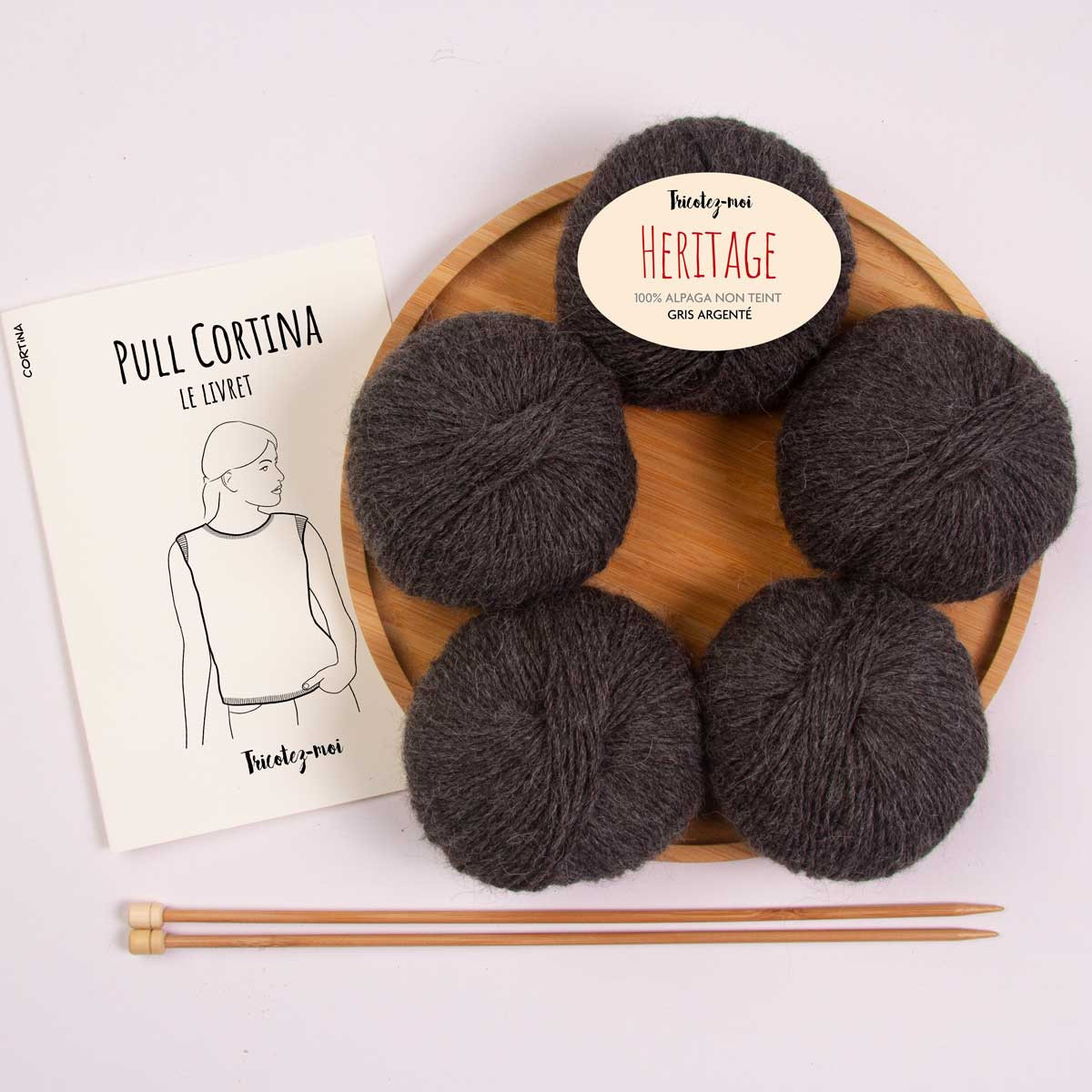 Cortina ready-to-knit sweater