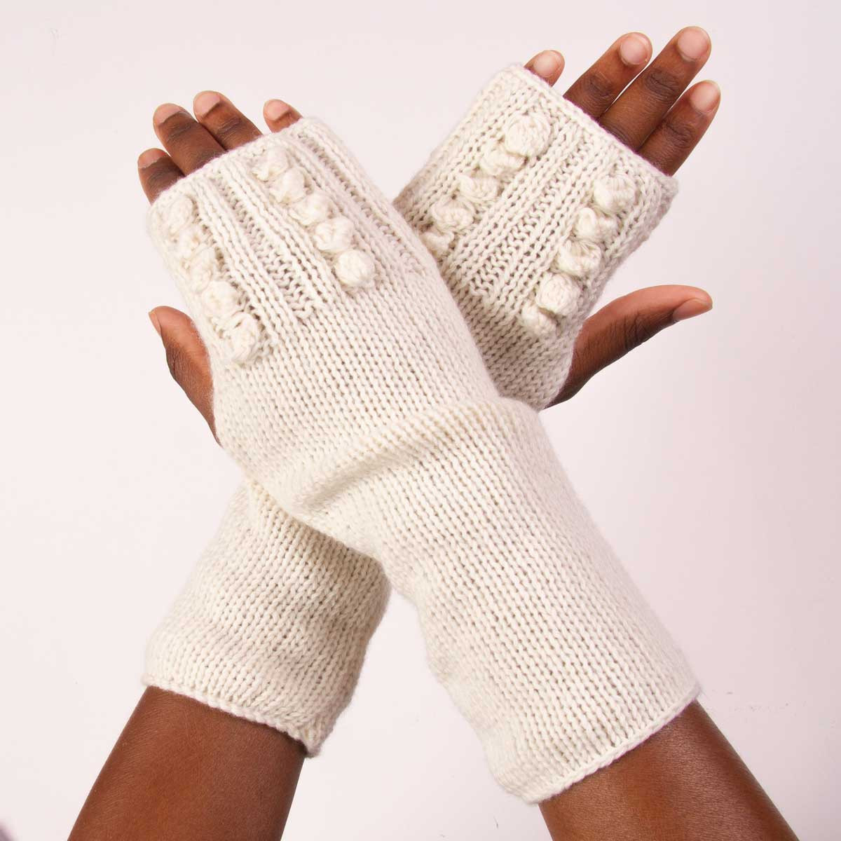 Asnelles ready-to-knit Mittens