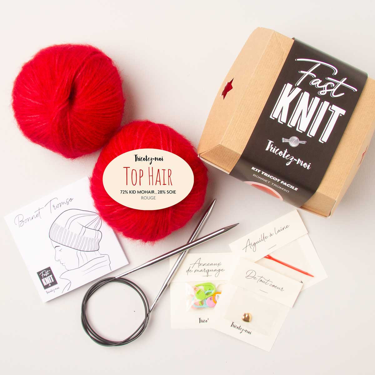 Tromso beanie - Fast Knit knitting box