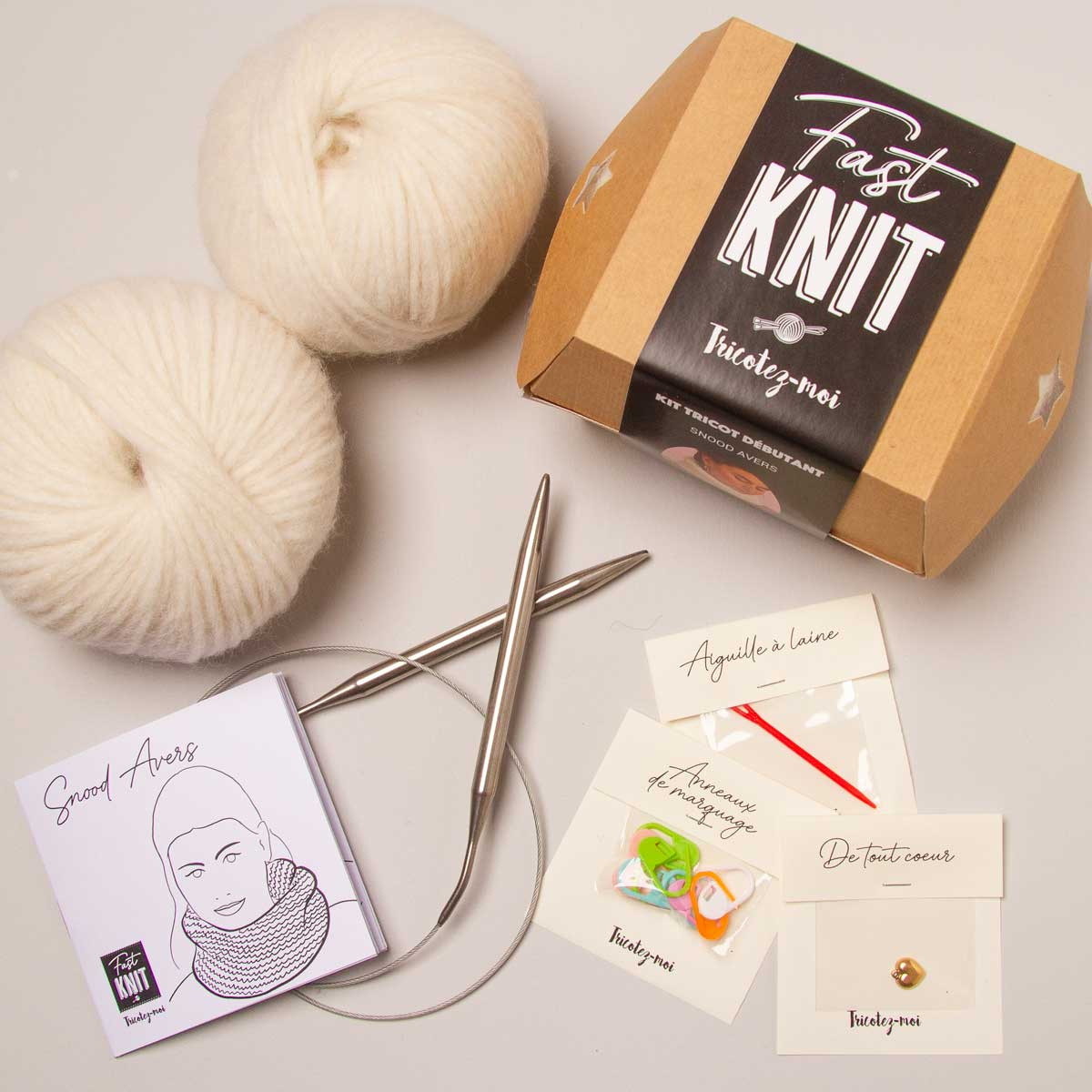 Snood Avers - Fast Knit box tricot