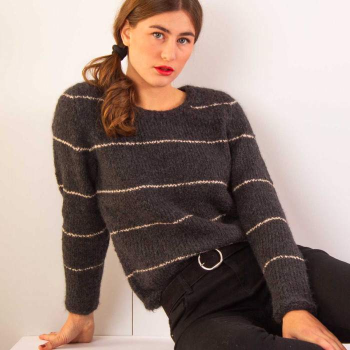 Pull alpaga tricot