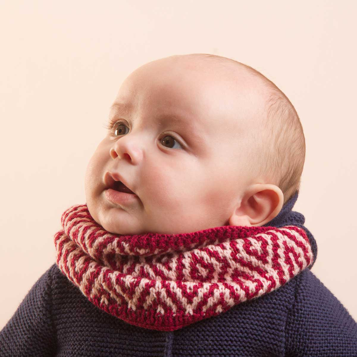 Snood à tricoter taille bébé