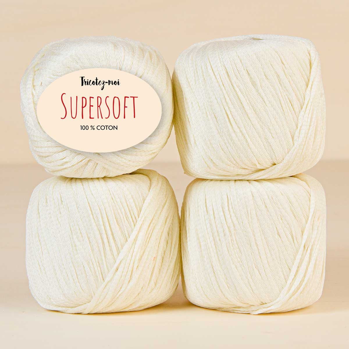 Supersoft fil coton à tricoter