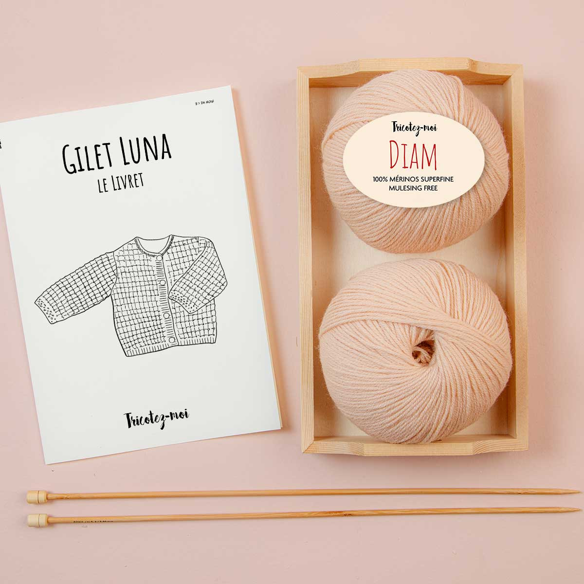 Gilet Luna kit tricot