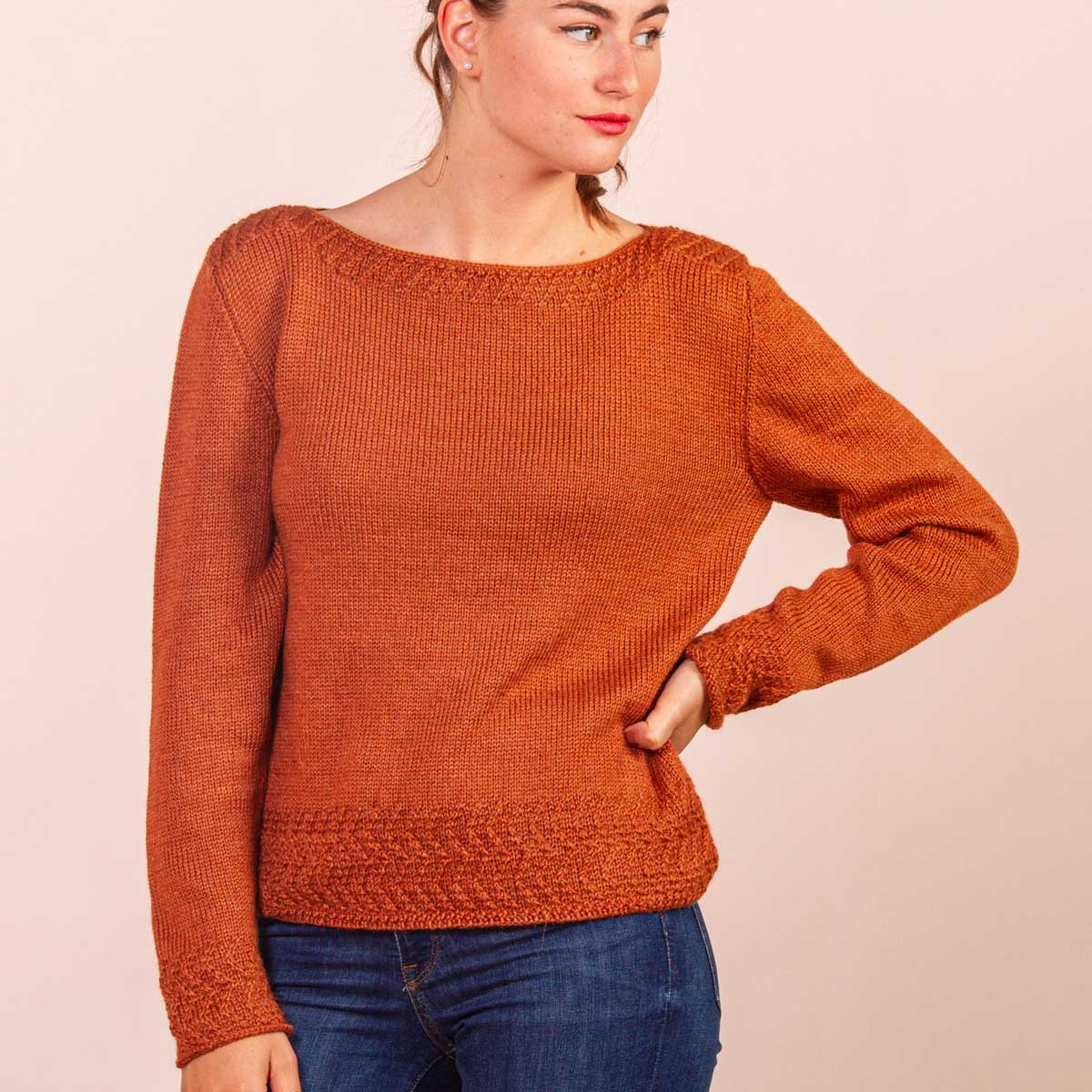Modèle pull femme à tricoter