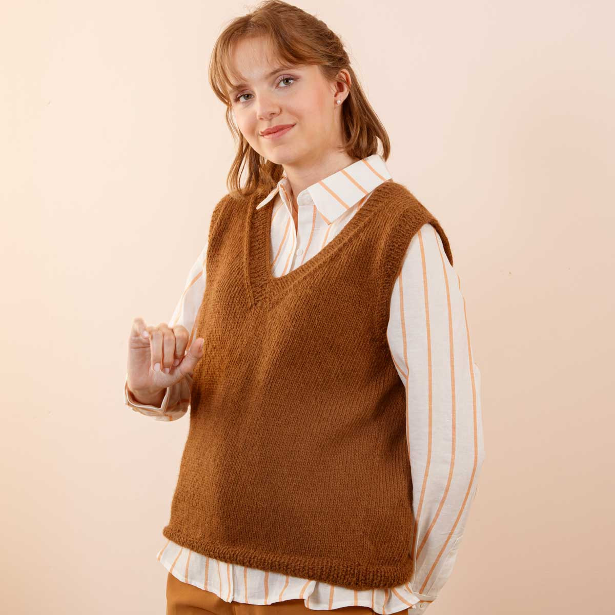 Dillénia ready-to-knit sweater
