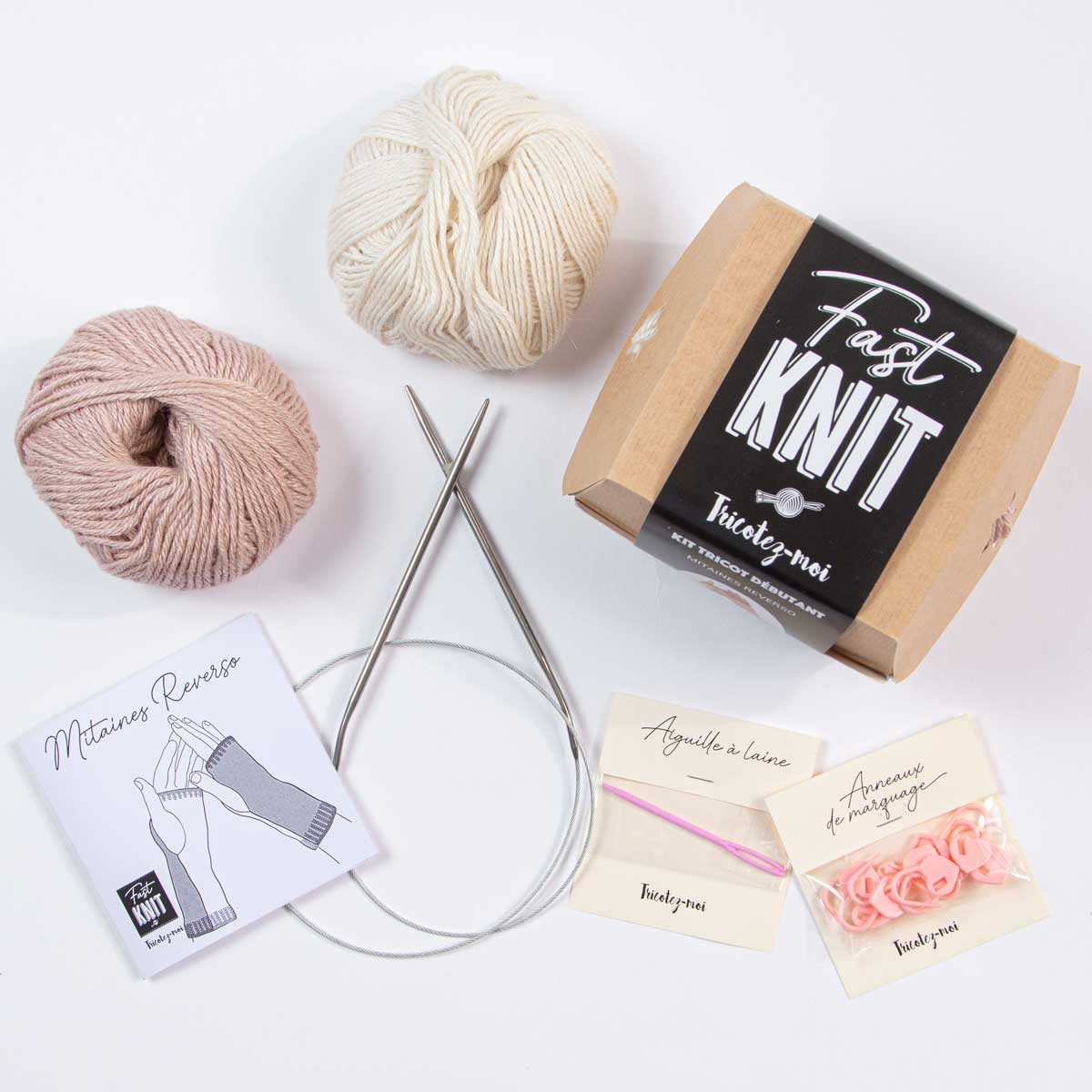 Mitaines Reverso - Fast Knit Box tricot