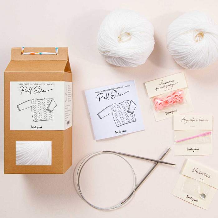 Elio Bra Layette Knitting box