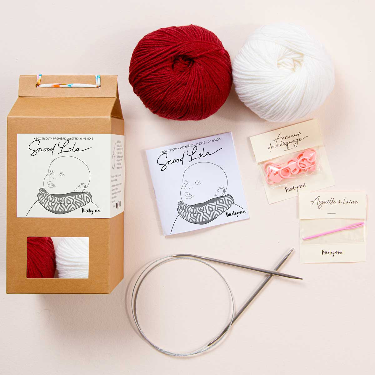 Lola Snood Layette Knitting box