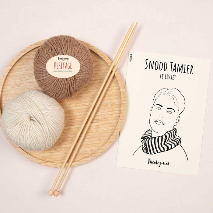 Tamier Snood knitting kit