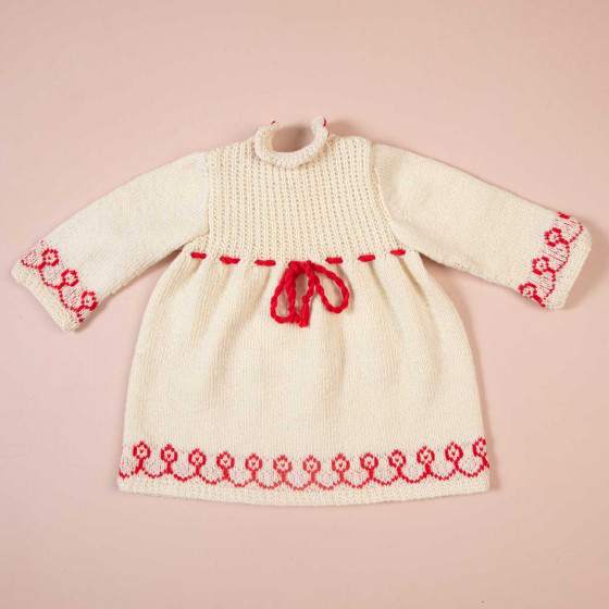 Assia child's dress to knit