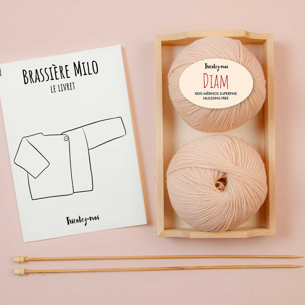 Milo bra knitting kit
