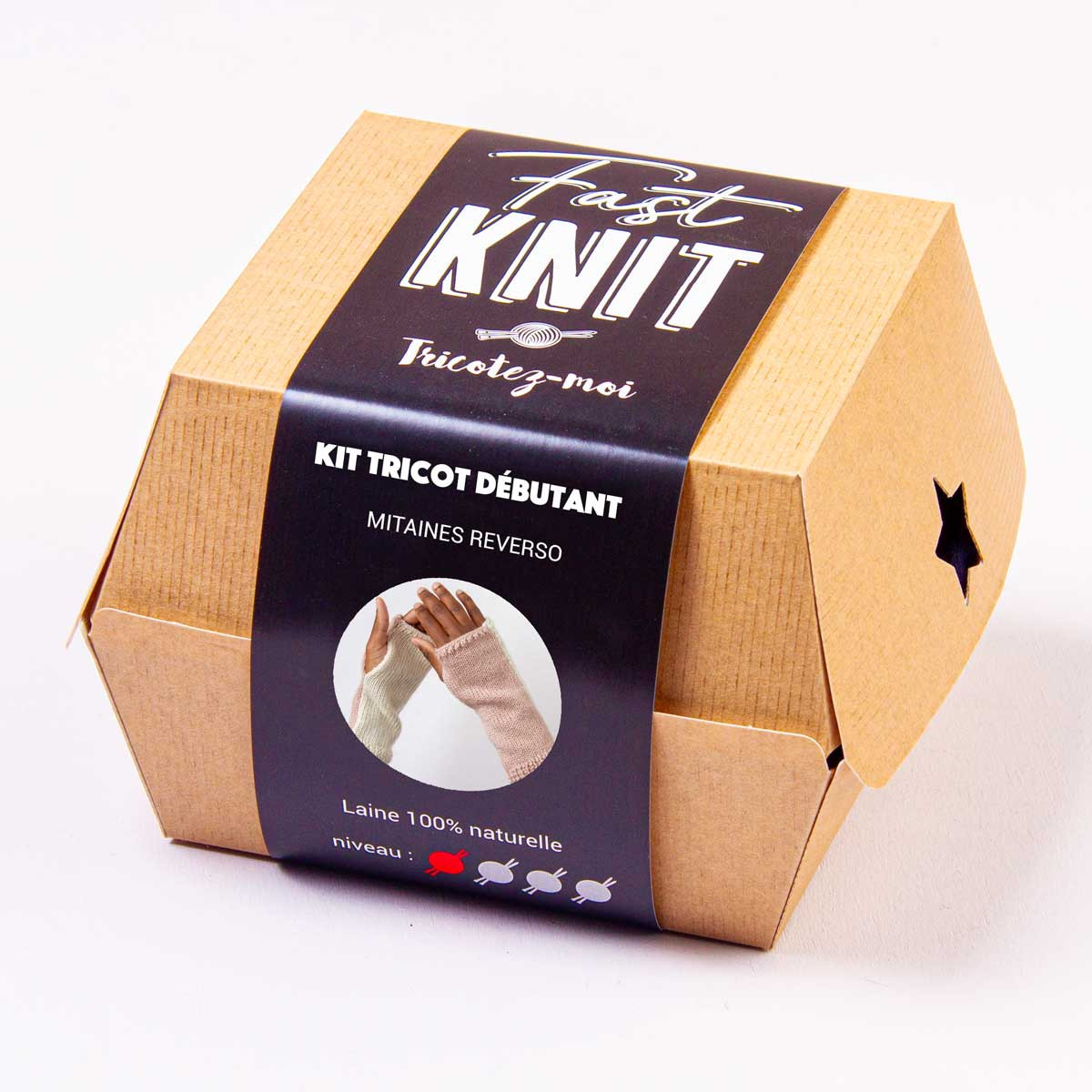 Mitaines Reverso - Fast Knit Box tricot