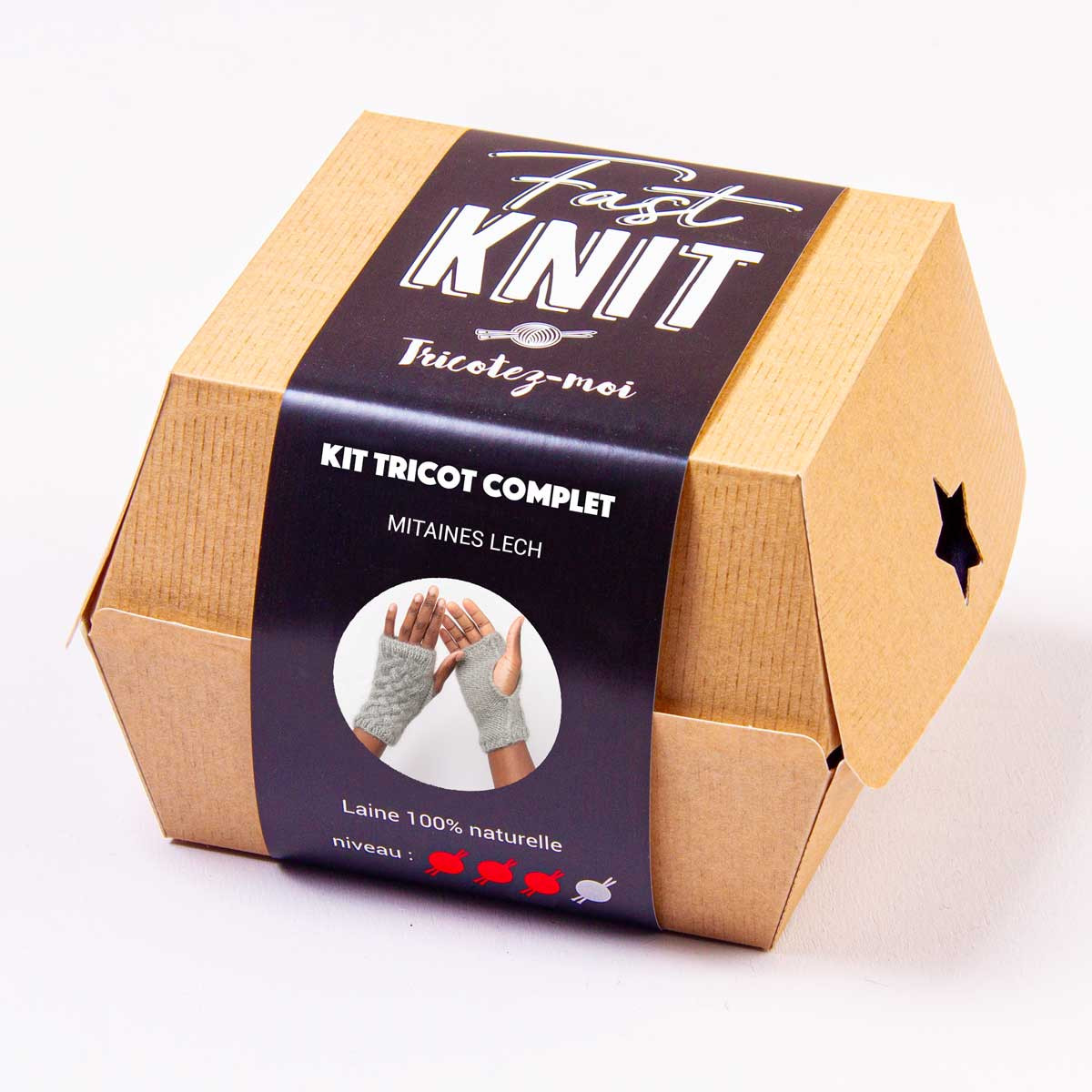 Mitaines Lech - Fast Knit Box tricot