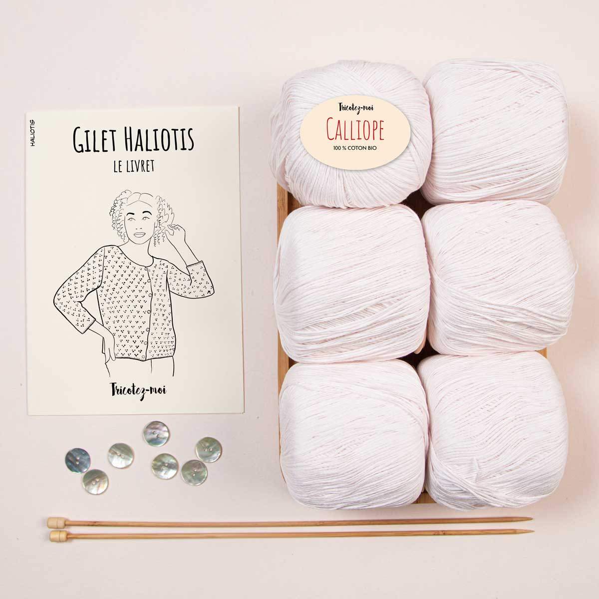 Gilet à tricoter Haliotis