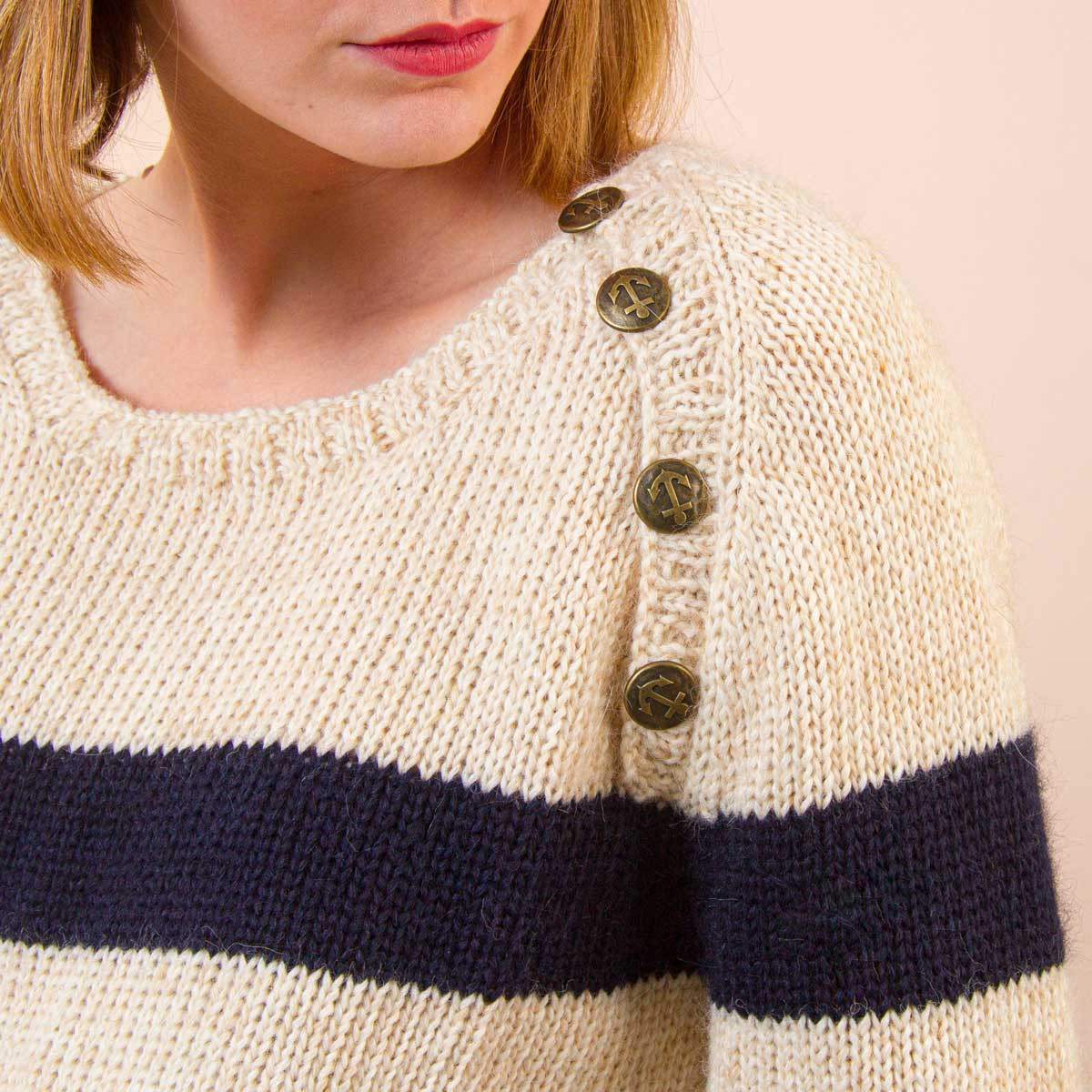 Majolis ready-to-knit sweater