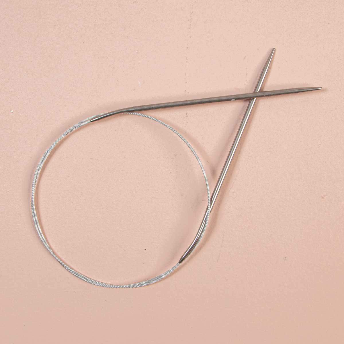 Aiguilles à Tricoter Circulaires Fixes KnitPro Nova 40cm - Laiton Brillant 3.5mm - Confort Et Précision