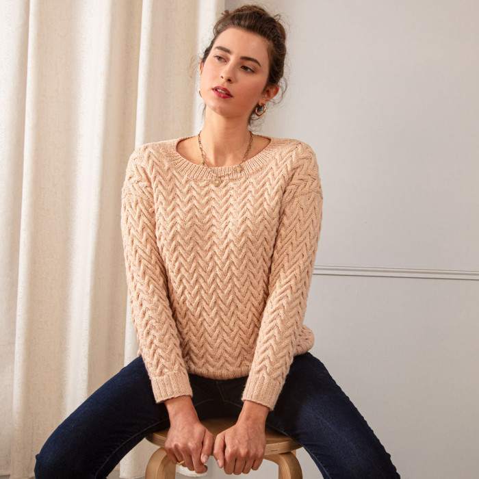 Sweater knitting kit