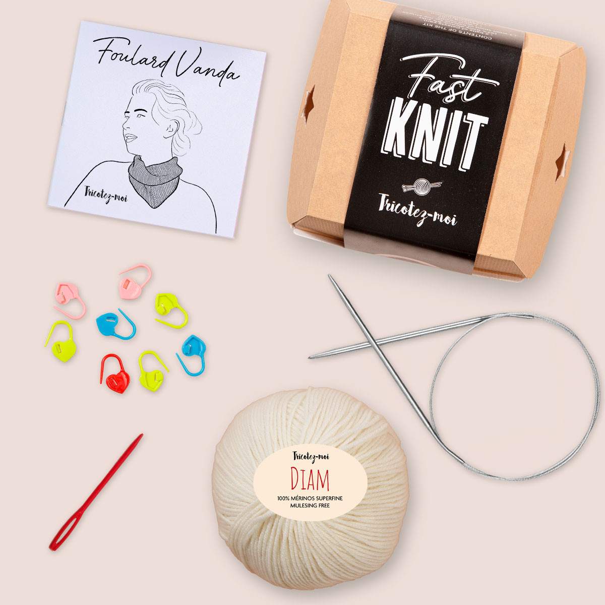 Foulard Vanda - Fast Knit box tricot