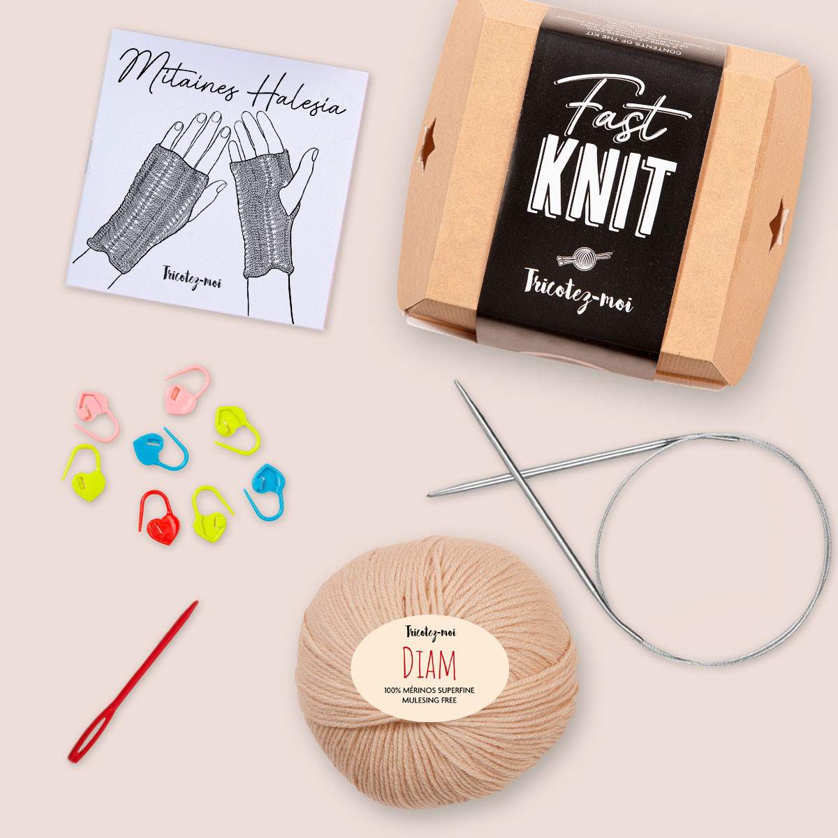 Mitaines Halesia - Fast Knit box tricot