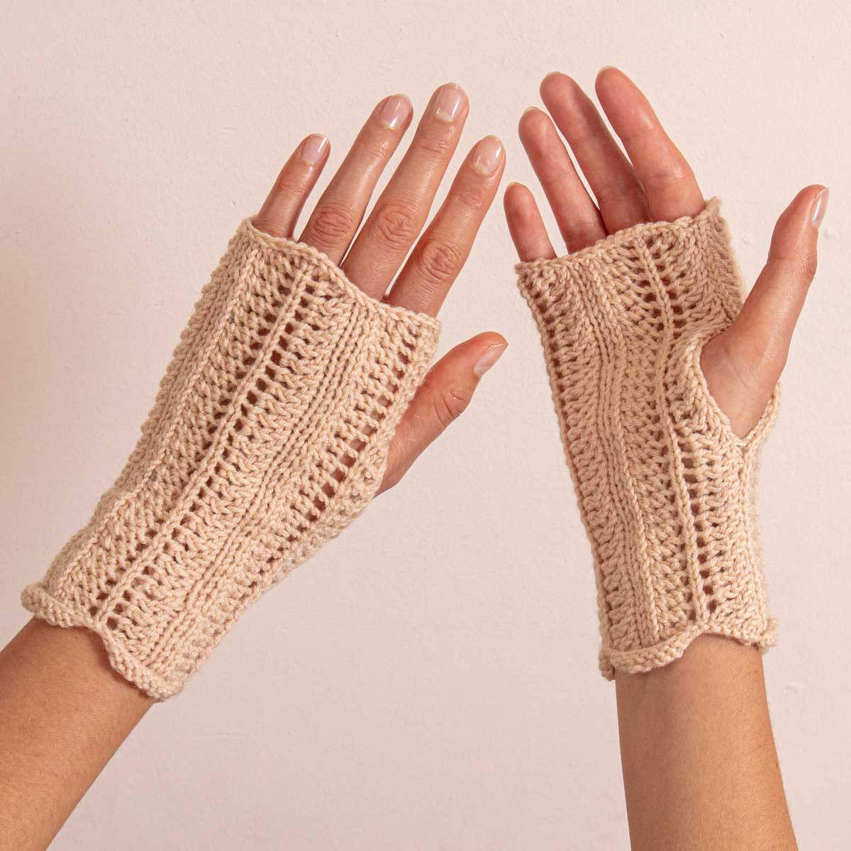 knitting kit mittens