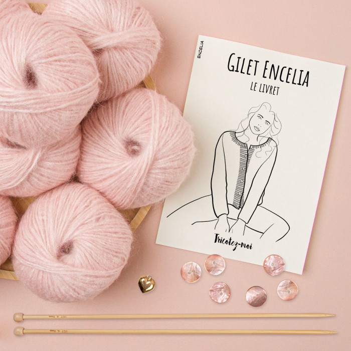 Gilet à tricoter Encelia