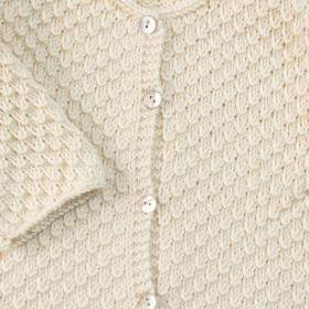 Gilet bébé à tricoter Iris