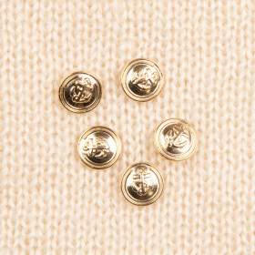Bouton ancre marine