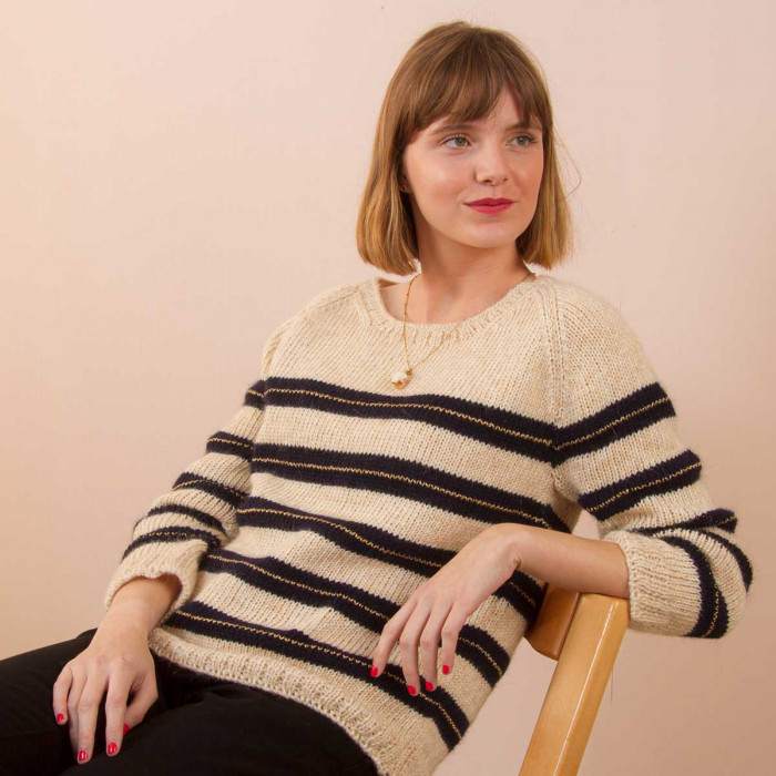 Patron tricot Pull Béniste