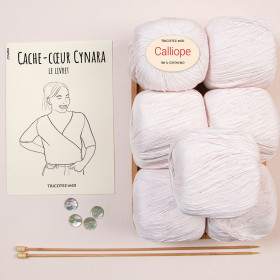 Cache-cœur à tricoter Cynara