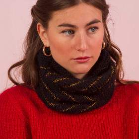 Patron tricot Snood Mélia