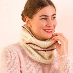 Patron tricot Snood Pipper