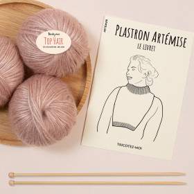Plastron Artémise en kit tricot