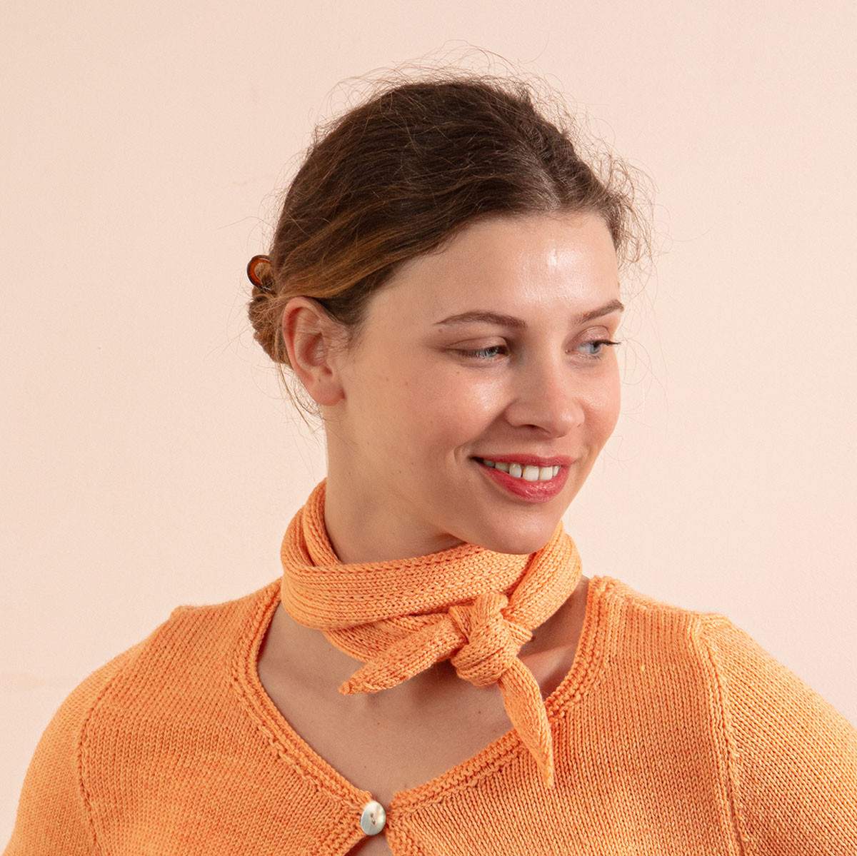 Écharpe Tricotée Pour Femme - Mousseline Douce - Col Tricoté Au Crochet - Chaude Et Tendance Pour L'hiver - Multi Couleurs Disponibles