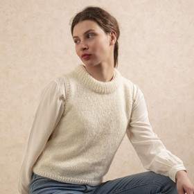 Pull sans manches à tricoter Medinilla
