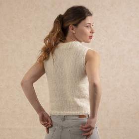 Pull sans manches à tricoter Medinilla