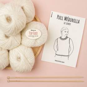 Pull sans manches à tricoter Medinilla