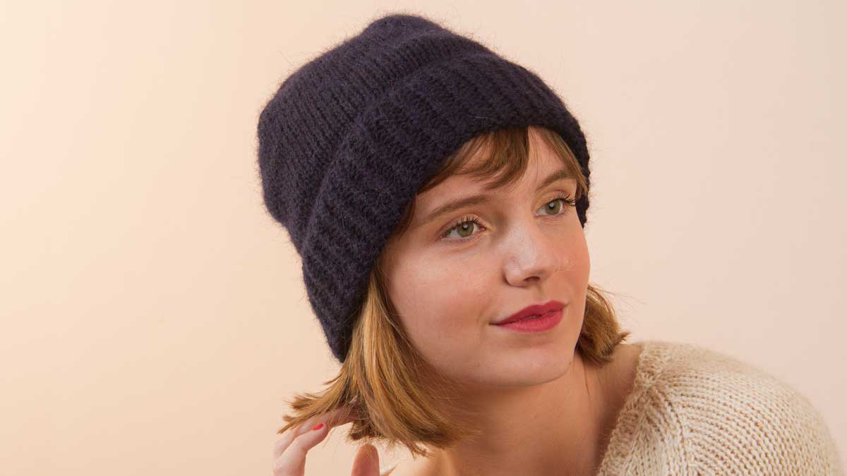 Splash surround peach Comment tricoter un bonnet facile - Modèle bonnet tricot