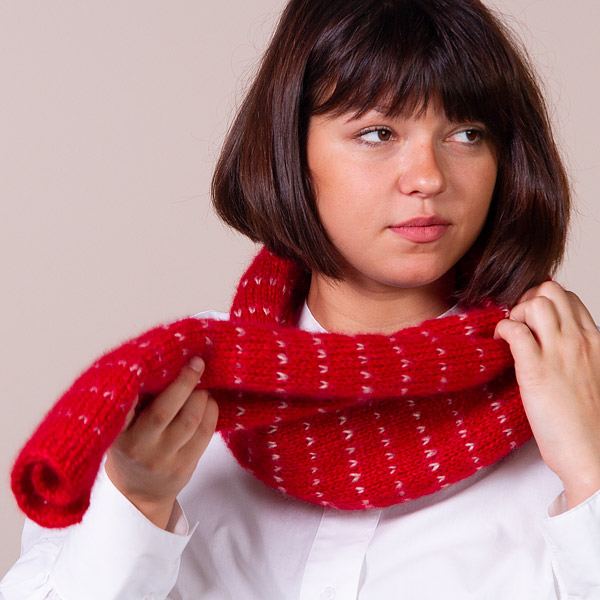 tricoter une écharpe